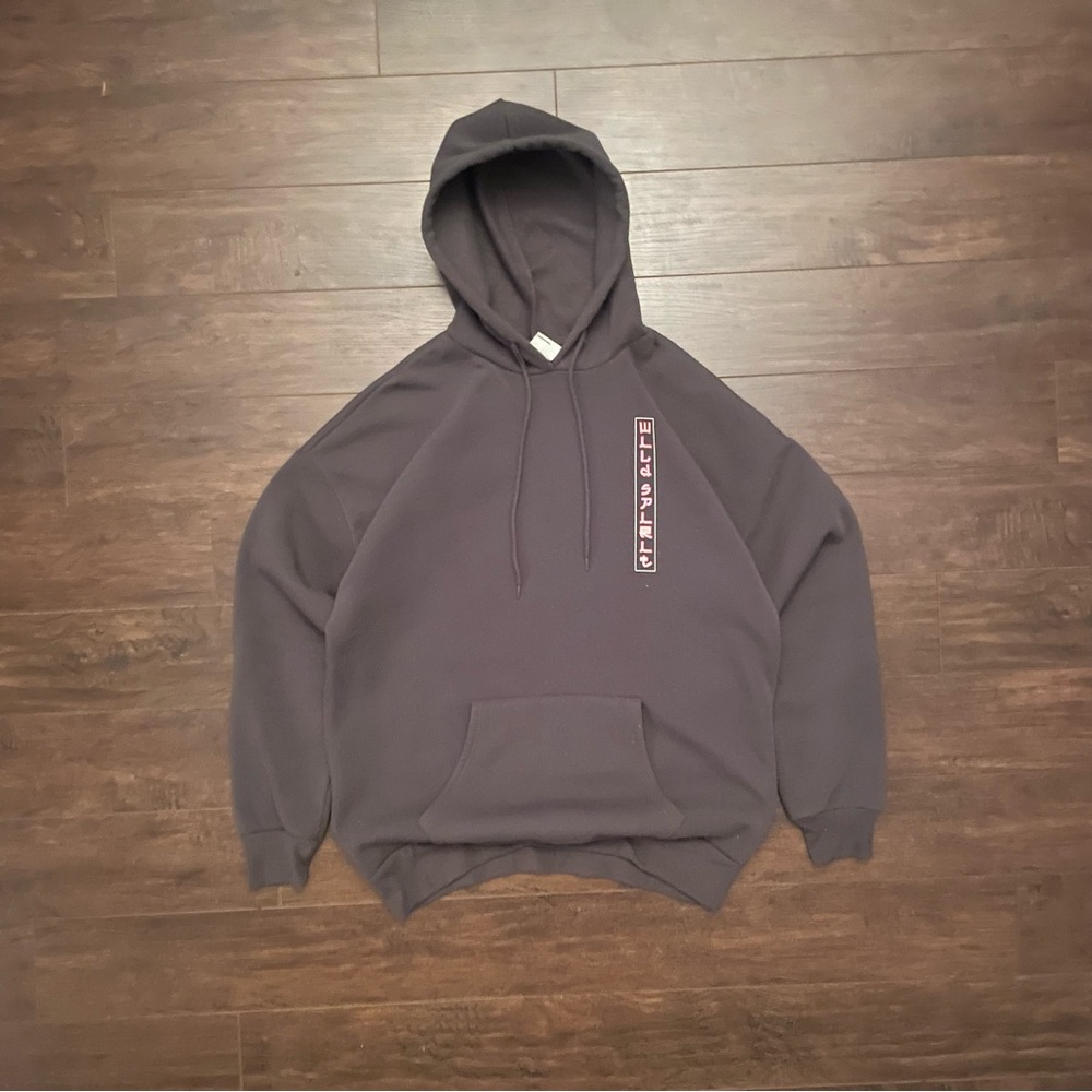 Boxy Fit Streetwear Graphic Hoodie
